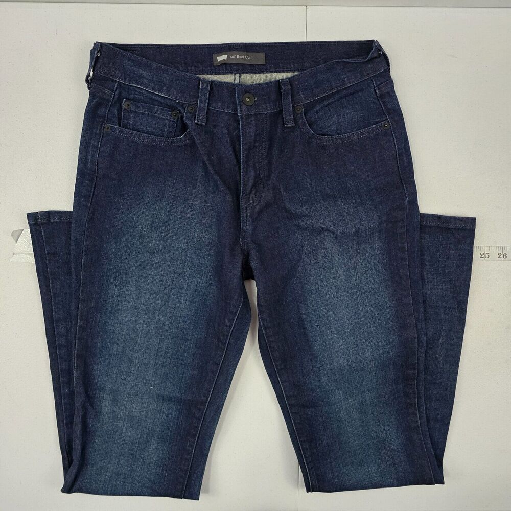 Levi's 515 boot cut jeans blue denim 8 L/C womens medium wash‎ 4886